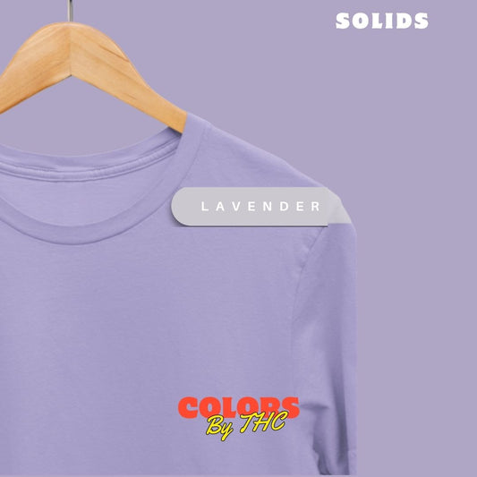 Solid T-Shirts - Lavendar